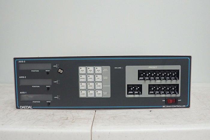 Used Daedal Model No. MC2002-0020 MC 2000 Controller