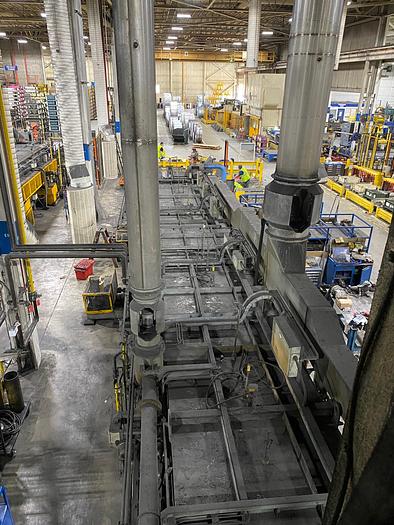 Used Wellman Gas Fired Roller Hearth Furnace (2000*F)