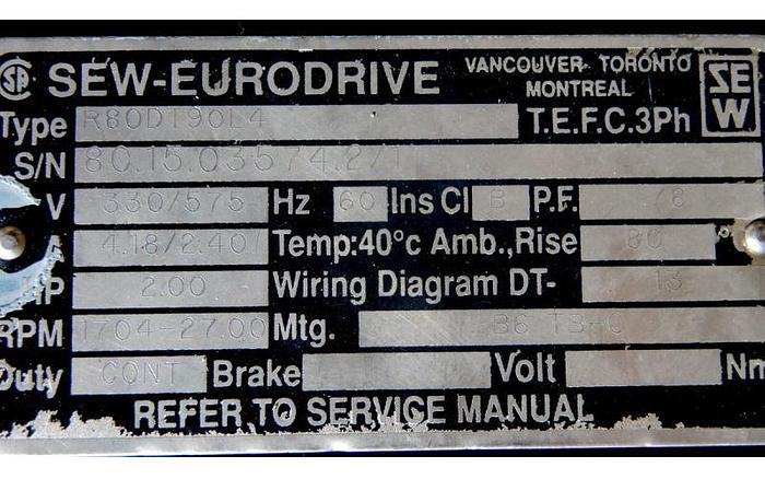 D'occasion USED ROTARY AIR LOCK VALVE, SIZE: 7" X 13", CARBON STEEL