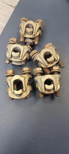 LOT OF5) 2-2/0 BRONZE PENN TAPHEAVY DUTY CONNECTOR 20631-A TPU 10-2/05tr(201)