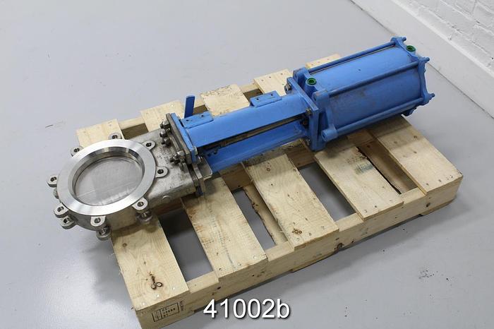 Used Velan 8" Air Operated Knife Gate Valve #41002