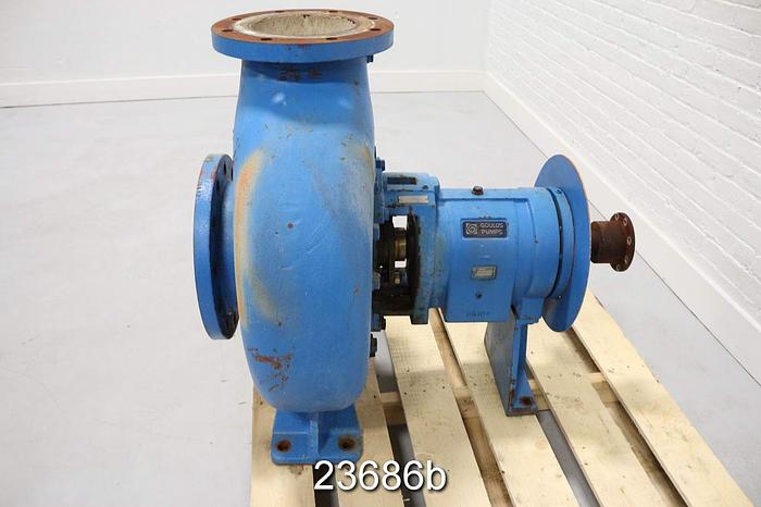 Used Goulds 3180L Pump, 8x10x16, 5-Vane Impeller, Ductile Iron Casing #23686