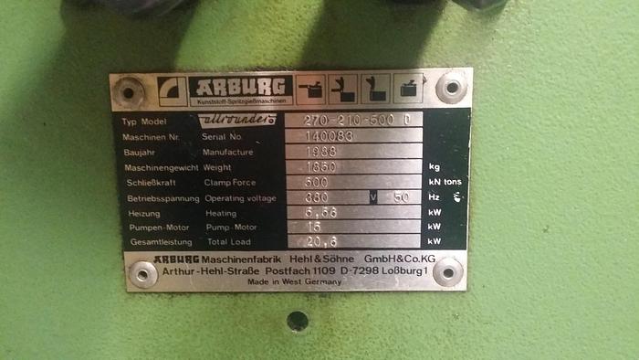 Used ARBURG