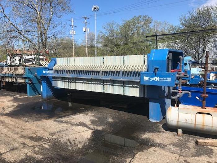 Used 75 CU. FT. JWI FILTER PRESS - 1200 MM