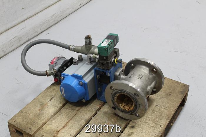 Used Neles Jamesbury 37150313600TTT2 3" Control V-Ball Valve #29937