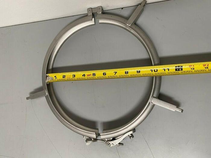 Used Stainless Steel Heavy Duty Double Pin 10" Clamp