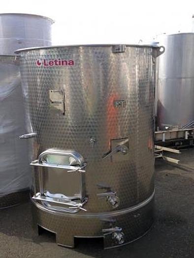 New Stock Letina 620Gal/2350L Forkliftable Variable Capacity Jacketed Tank