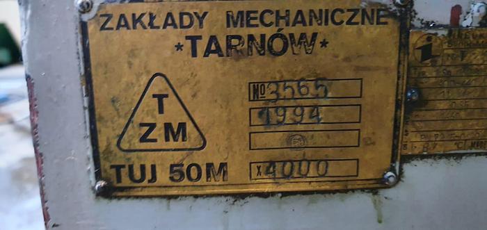 Używane Tokarka uniwersalna Tarnów TUJ 50Mx4000