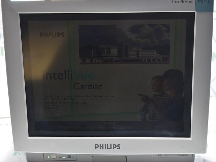 Used PHILIPS INTELLIVUE MP70 M8007A MONITOR WITH M3001A MODULE