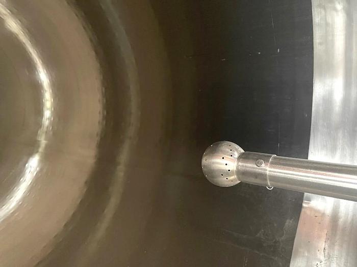 Used 500 GALLON FELDMEIER SANITARY STAINLESS STEEL REACTOR - 25 PSI/FV/100 PSI JACKET