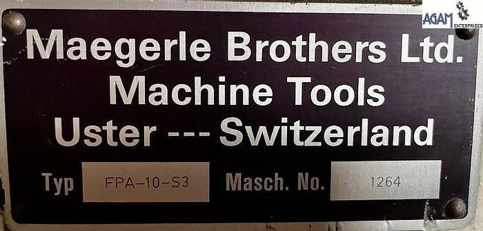 Used Magerle FP10 Creep Feed Surface Grinding Machine