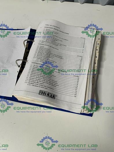 Used FINN-AQUA 300 H 4 Multiple Effect Water Still Skid w/ Heat Exchanger WFI Skid