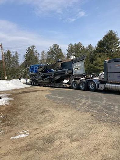 Used Kleenmann Three Deck Screener on Tracks 