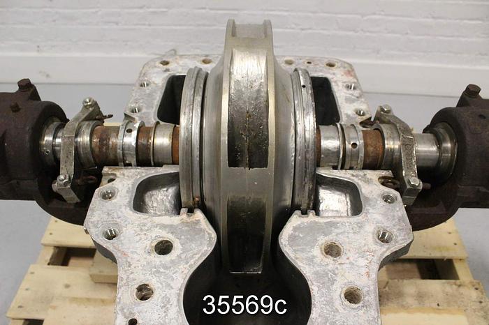 Used Buffalo 8SL Double Suction Pump, 10x8, 7 Vane 14.5" Impeller #35569