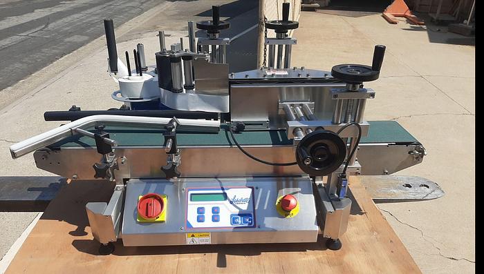 Used Labeler, Pressure Sensitive, Accutek, Mdl 24-SPS-104, Accumulation Tables #S744787