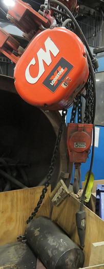 Used CM LADESTER 5TON MAX 5219G ELECTRIC HOIST
