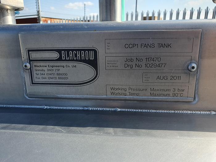 Used 2011 500 Litre Stainless Steel Jacketed Tank