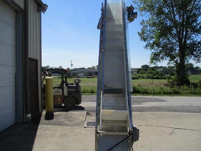Used Eagle Incline Conveyor; 18"W x 9'L