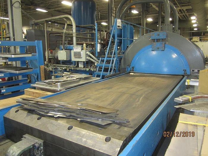 Used Verson Wheelon Fluid Cell Press 50 x 116