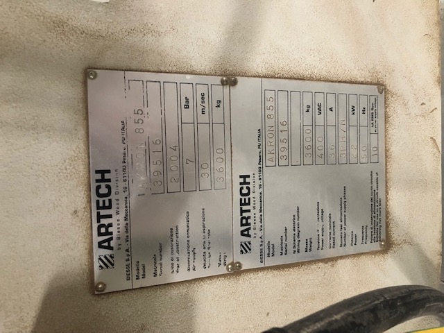 Used BIESSE Artech Akron 855