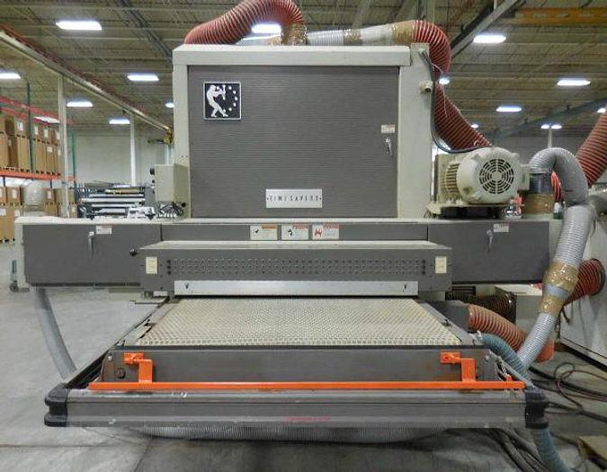 Used TIMESAVERS 852-4CB, 52 INCH, 4-HEAD CROSS-BELT WIDE-BELT FINISH SANDER