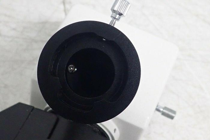 Used Unmarked Trinocular Microscope Head with 2 Eyepieces WF10X/20