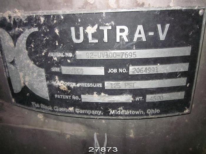 Used Black Clawson-UV100-Pressure Screen #27873
