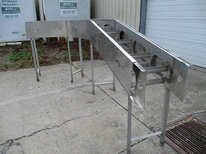Used Conveyor; 90 Degree; 14"W x 12'L