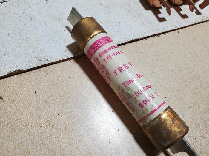 Gould Shawmut TRS100R Amp Fuses Class RK5 FRS-R-100 600V