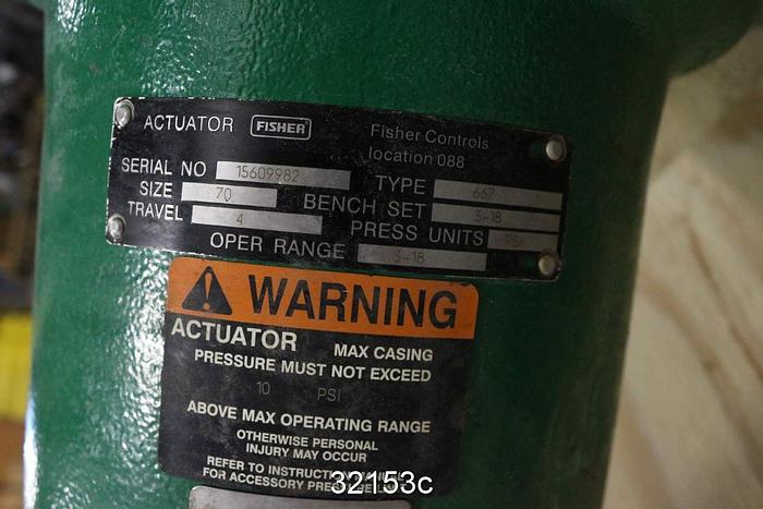 Used Fisher 5x8" Thermocompressor #32153