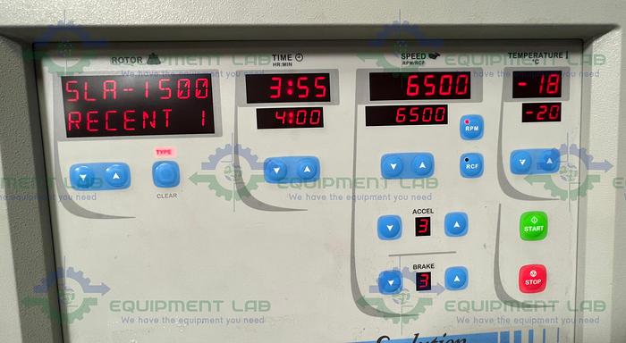 Used Sorvall  Evolution RC Centrifuge 21,000 RPM w/ Sorvall SS-34 Fixed Angle Rotor