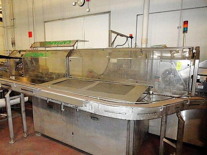 Used Kliklok Automatic End Load Cartoner w/Labeler; Md#Captain 200