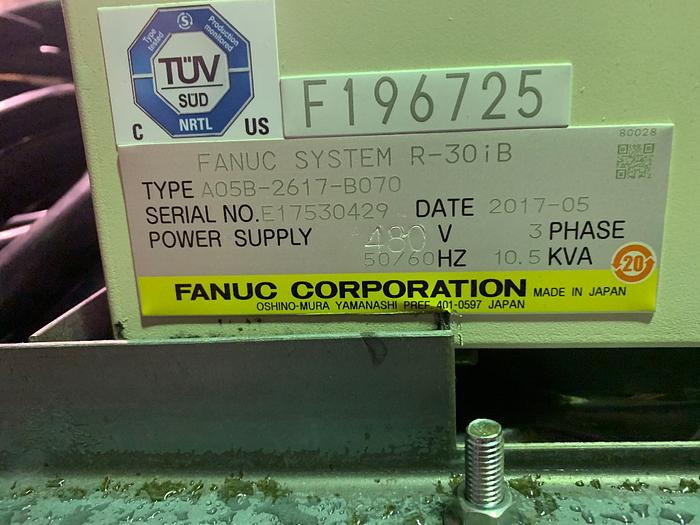 Used 2017 FANUC M2000iA/900L EQUIPPED FOR VISION WITH R30iB CONTROLLER LIKE NEW