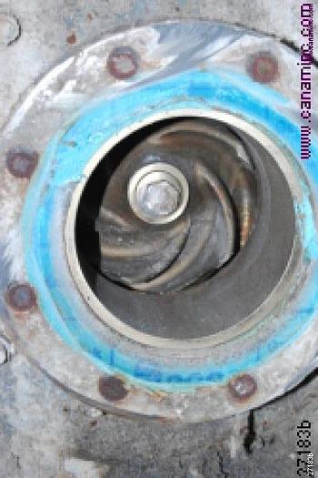 Used Goulds 3175 Goulds 3175, 4X6X18, 16" Impeller Diameter, Stainless Steel Impeller, Stainless Steel Casing,  Stainless Steel Stuffing Box, Stainless Steel Suction Side Plate, Packing. #27183