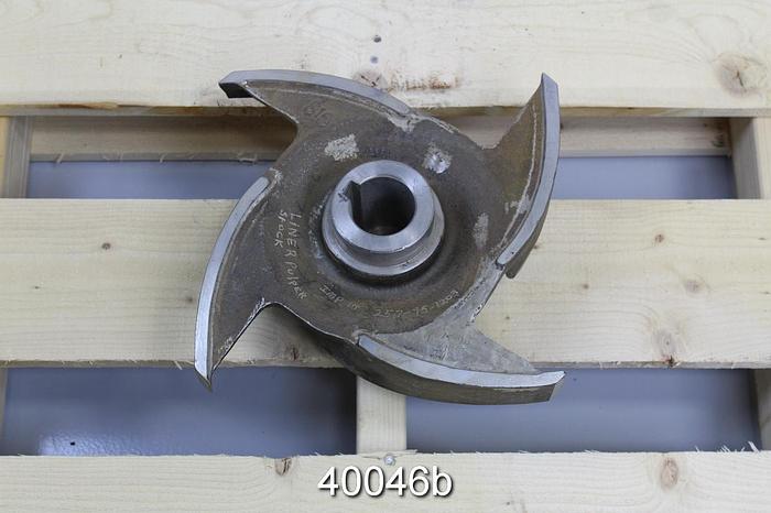 Used Goulds 3175 3x6x14 2/4 Vane Pump Impeller #40046
