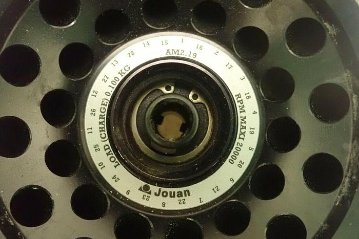 Used Jouan AM2.19 RPM Max 20000 28 Place Centrifuge Rotor