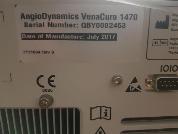 Used ANGIO DYNAMICS Venacure 1470 Surgical Laser