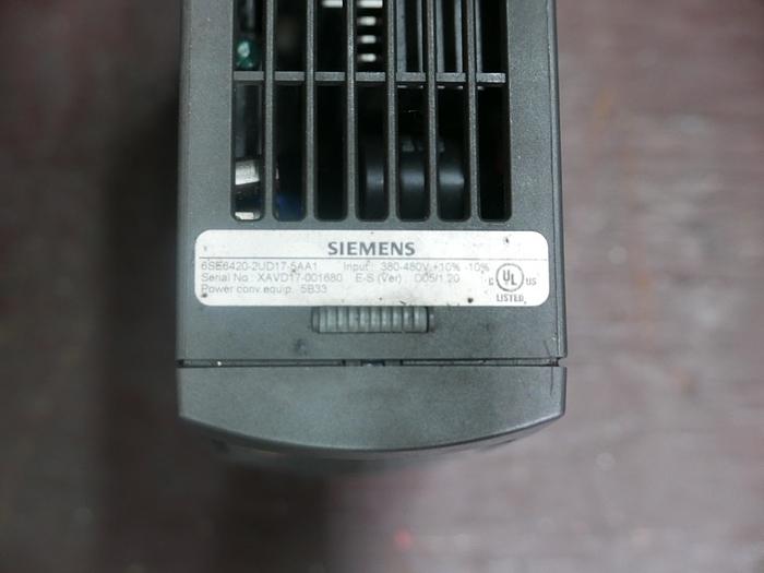 Gebraucht Frequenzumrichter Siemens Micromaster 420 6SE6420-2UD17-5AA1