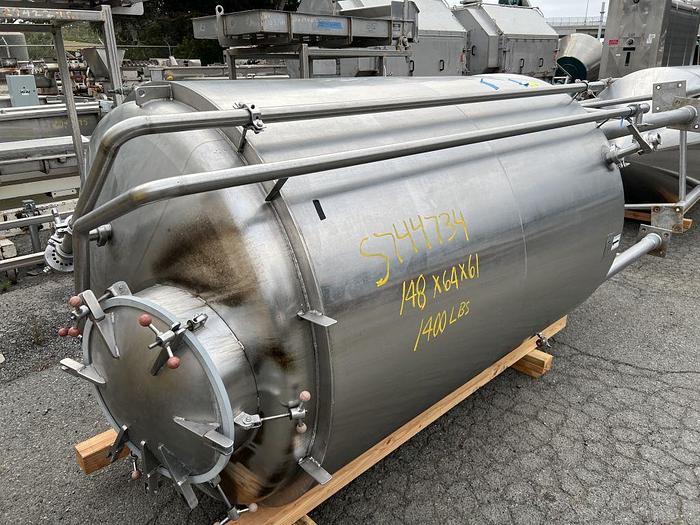 Used Tank, 775 Gallon, Stainless Steel, Jacketed, 25 BBL Fermenting Tank #S744734