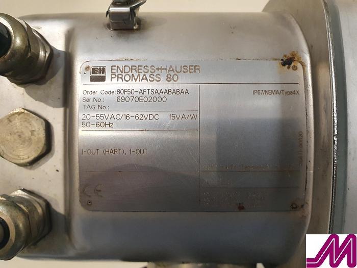 Used Endress & Hauser  Promass 80 2" Flow Meter