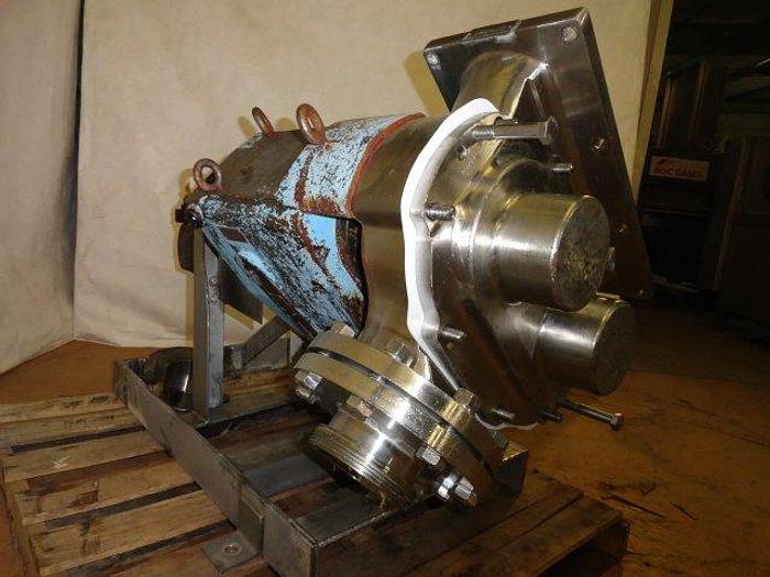 Used Waukesha/Cherry Burrell Positive Displacement Pump, Size 324, 6" in and out