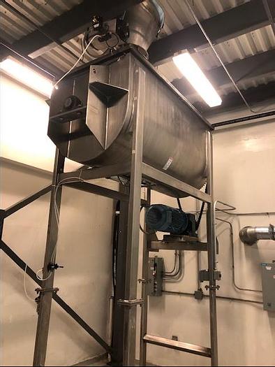 Used 50 CU. FT. PAUL O. ABBE DOUBLE RIBBON BLENDER – S/S (#9417)