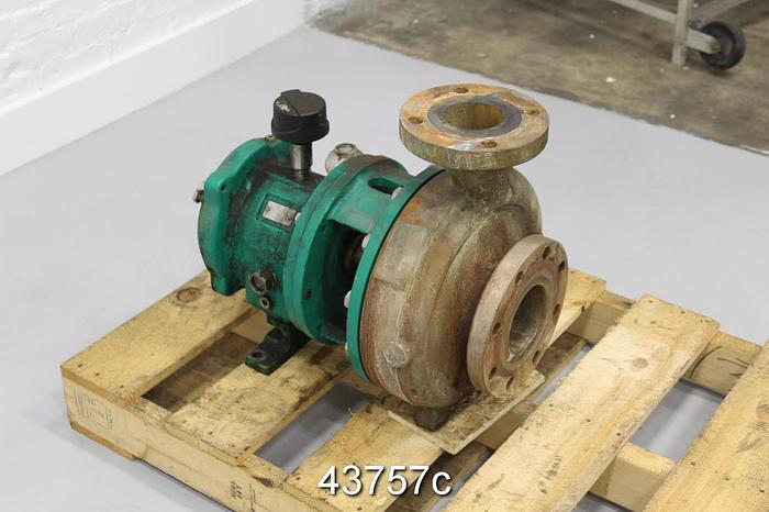 Used Goulds 3196 3x4x10 Pump, Stainless Steel Casing #43757
