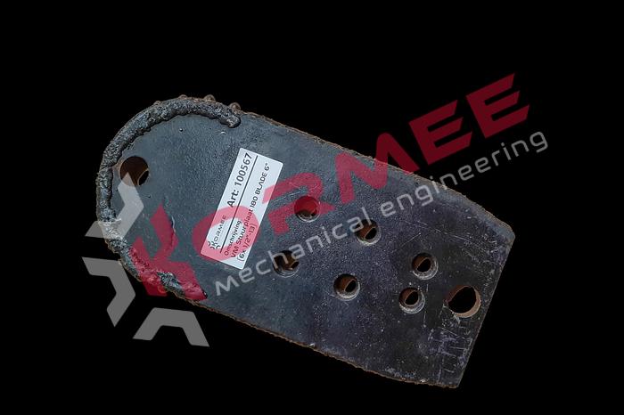 Kormee Stuurplaat 6" 180 Blade VM 6-bolt