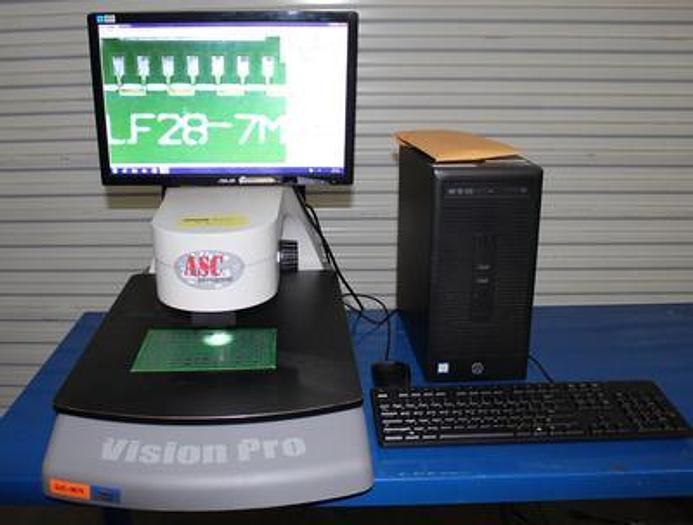 Used ASC International VisionPro M500 Benchtop 3D SPI Solder Paste...