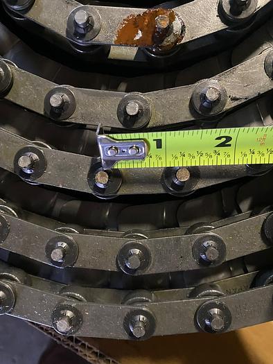 Used Hakusan Kiko 178" Length Chain Hinge Belt