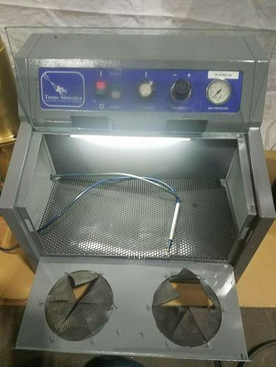 Used Texas Instruments Abrasive Jet Micro Blast Precision Blast Blasting with cyclone