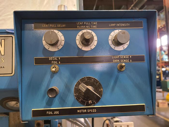 Used Franklin Roll Leaf Stamping Press