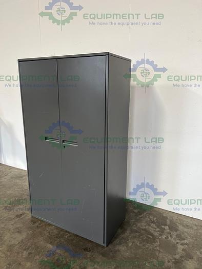 Used Haworth  2820-0106 Heavy Duty Storage Cabinet 35" x 18" x 63"