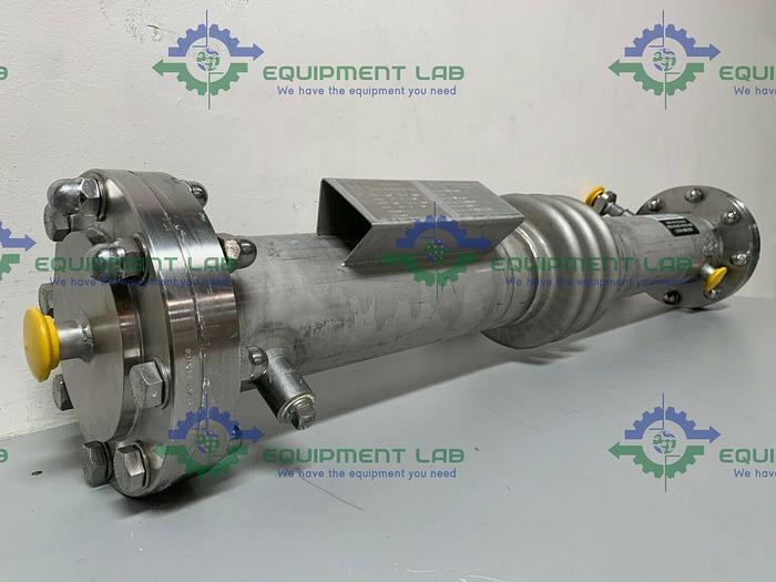 Used Allegheny Bradford HX-3433 Straight Pass SS Shell & Tube Heat Exchanger